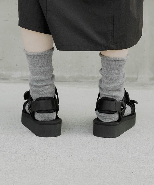 「SUICOKE」 フラットサンダル 6 ブラック レディース_画像8