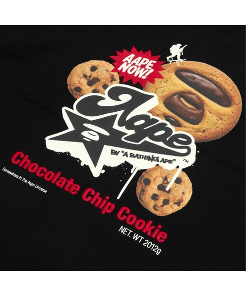tシャツ AAPE THEME MAIN ”Chocolate chip cookie” TEE メンズの画像