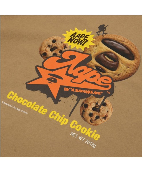 tシャツ AAPE THEME MAIN ”Chocolate chip cookie” TEE メンズの画像