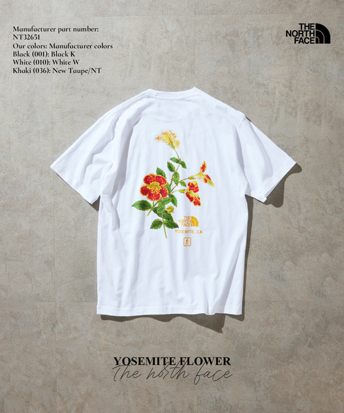 ノースフェイス tシャツ THE NORTH FACE / ノースフェイス ヨセミテ フラワーティー メンズの画像