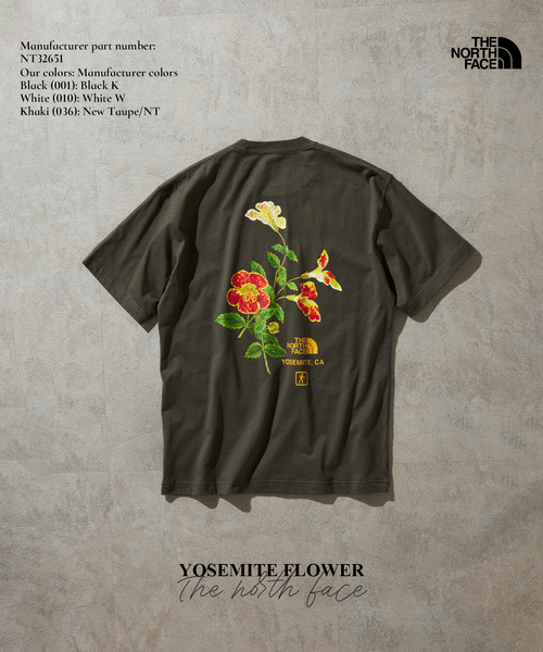 ノースフェイス tシャツ THE NORTH FACE / ノースフェイス ヨセミテ フラワーティー メンズの画像
