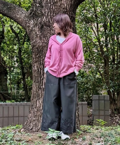 「SUPER HAKKA」 イージーパンツ FREE グリーン レディース_画像8