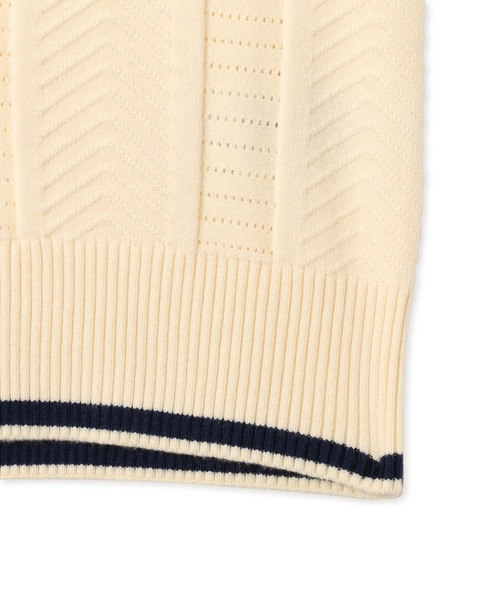 adidas（アディダス） ポロシャツ ポロ adidas CABLE KNIT CALI TEE