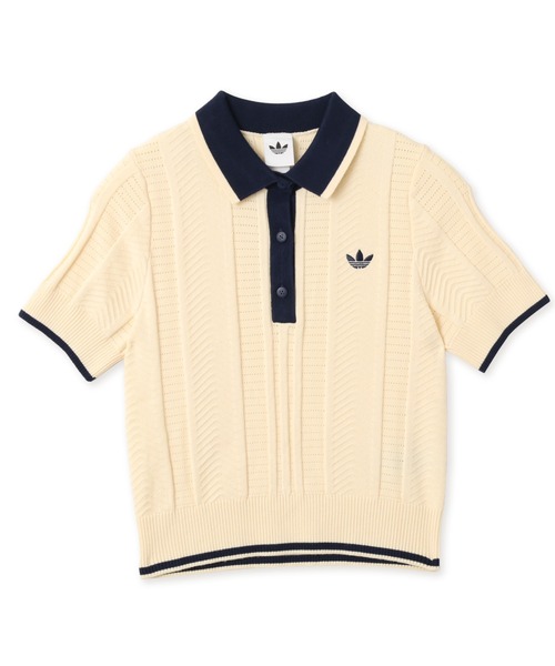 adidas（アディダス） ポロシャツ ポロ adidas CABLE KNIT CALI TEE