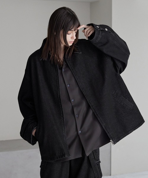 「cussil」 デニムジャケット X-SMALL ダークブルー メンズ_画像4