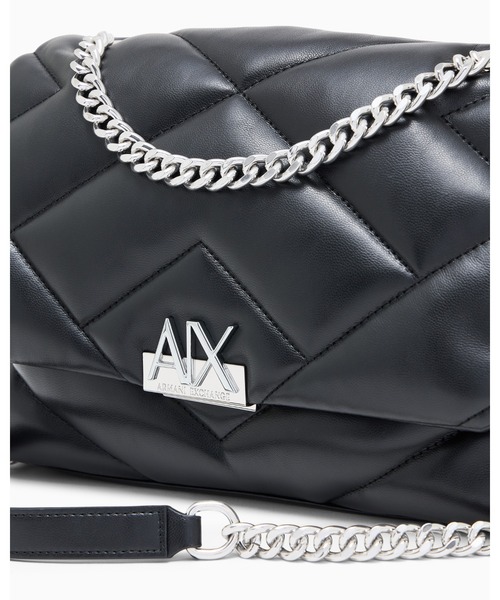 極美品 4805 GIORGIO ARMANI チェーンショルダーバッグ ARMANI EXCHANGE ショルダーバッグ バッグ 「A|X アルマーニ