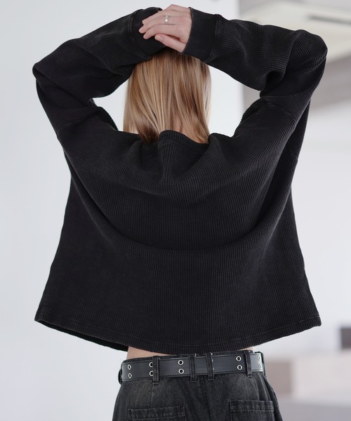 「ROCHEM」 長袖Tシャツ S ネイビー メンズ_画像3