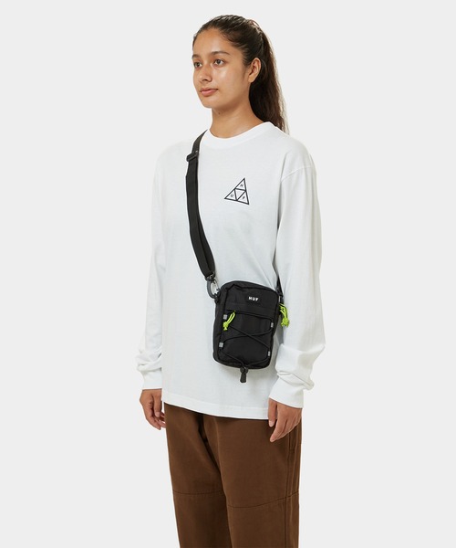 HUF（ハフ） ショルダーバッグ O/S ブラック メンズ : ZOZOTOWN Yahoo 