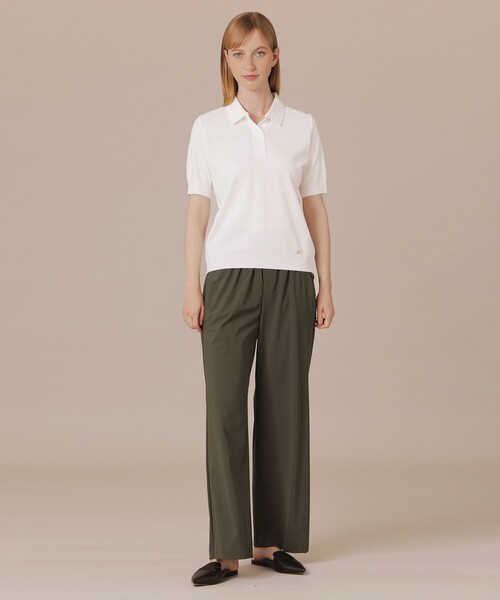 「MACKINTOSH LONDON」 半袖ポロシャツ 38 ネイビー レディース_画像2