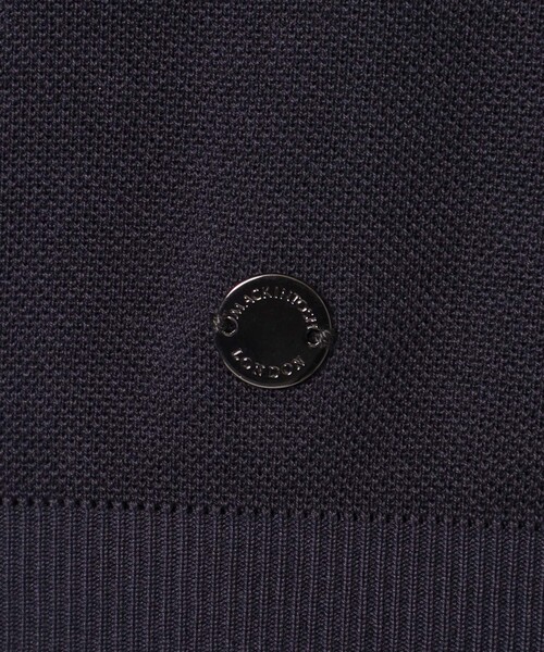 「MACKINTOSH LONDON」 半袖ポロシャツ 38 ネイビー レディース_画像9
