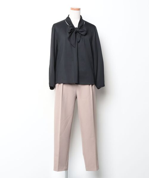 「RUIRUE BOUTIQUE」 セットアップ L ベージュ×ブラック レディース_画像3