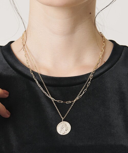 BEAUTY＆YOUTH UNITED ARROWS ネックレス コインネックレス -3WAY 