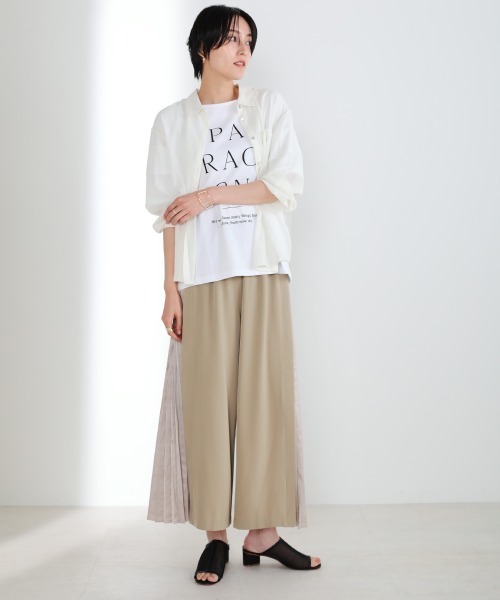 パンツ サイドプリーツパンツ :56659190:ZOZOTOWN Yahoo!店 - 通販
