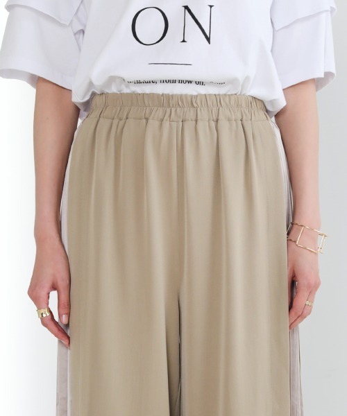 パンツ サイドプリーツパンツ :56659190:ZOZOTOWN Yahoo!店 - 通販