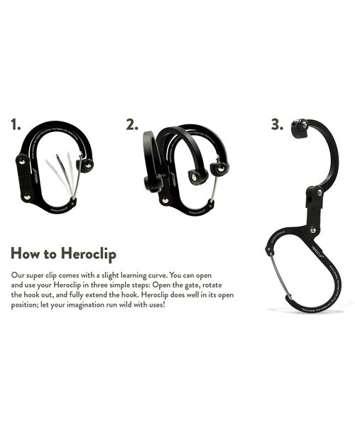 HEROCLIP / 『HEROCLIP SMALL』 カラビナ型フック|ZOZOTOWN PayPayモール店|01