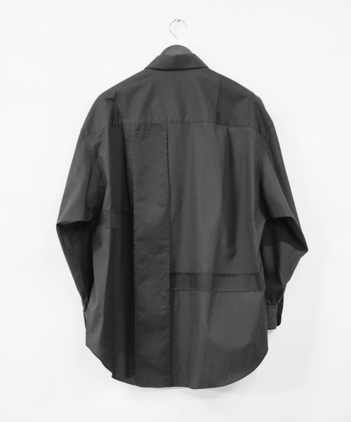 ブラウス シャツ 「decontractee」タテハギシャツ レディース メンズ CARETTE ブラウス シャツ 「decontractee」タテハギシャツ