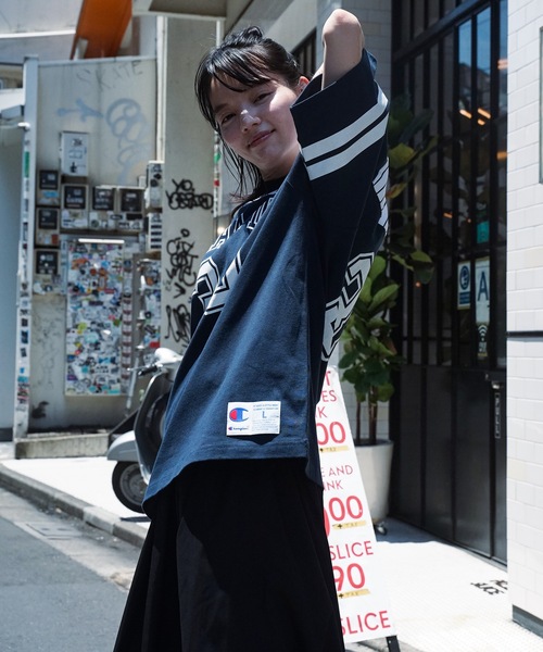 Champion tシャツ 「CHAMPION/チャンピオン」ラバープリント