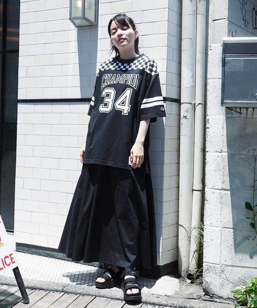 Champion（チャンピオン） tシャツ 「CHAMPION/チャンピオン」ラバー