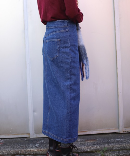 aimoha（アイモハ） デニムスカート 「aimoha」オリジナル フロント