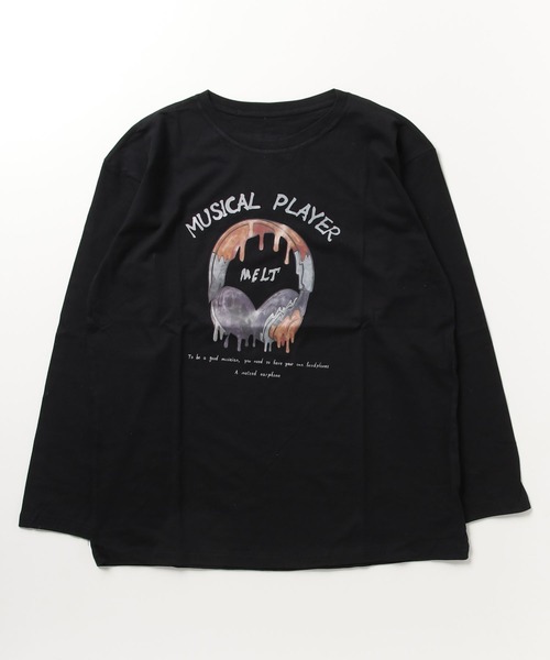 MGV（エムジーヴィー） tシャツ ストリートフロントデザインロングT