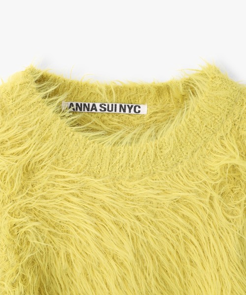 ニット セーター ANNA SUI NYC モンスターシャギープルオーバー レディース ニット セーター ANNA SUI NYC モンスターシャギープルオーバー