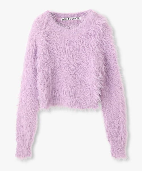 ニット セーター ANNA SUI NYC モンスターシャギープルオーバー レディース ニット セーター ANNA SUI NYC モンスターシャギープルオーバー