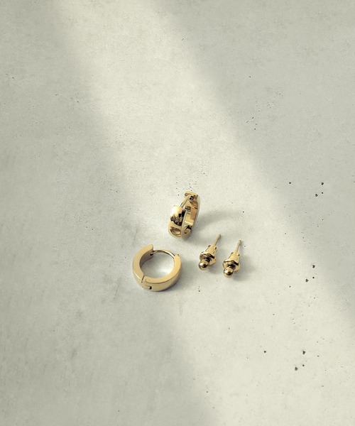 ◆【美品】Silence Field 18K ポスト ドラゴン フープピアス ◇ Silence Field 18K ポスト ドラゴン フープ ピアス