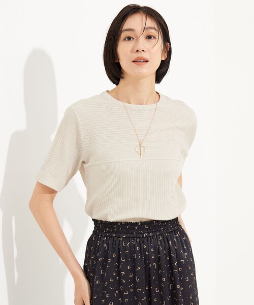 tシャツ 「アンサンブル対応・洗える」ハンディ トップス レディース
