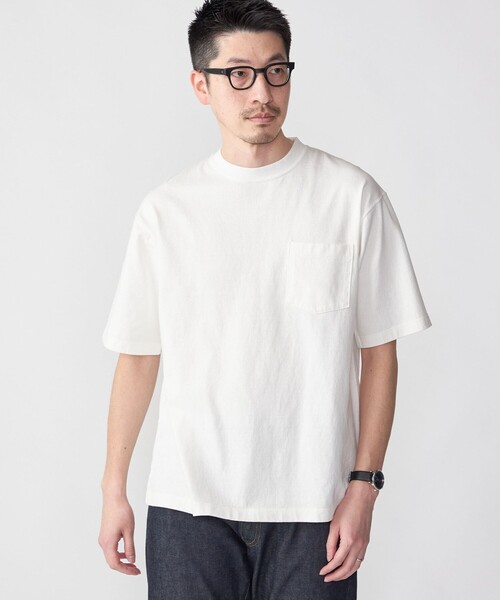 ラウンド  SHIPS: tシャツ SHIPS COTTON メンズ Tシャツ ポケット USA スケートボード