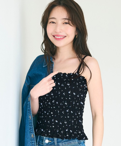 新品未使用　Plage♡fibril linen混キャミソール♡ 追加》fibril linen 混 キャミソール（キャミソール）｜Plage