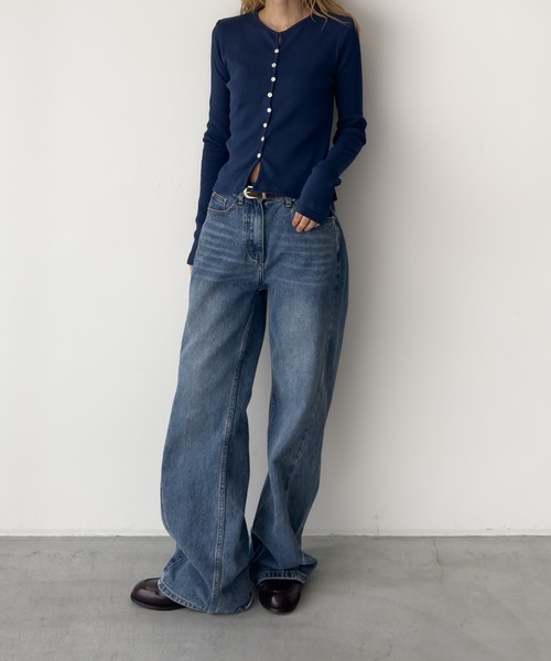 CANAL JEAN（キャナルジーン） カーディガン El mar リブスキッパー