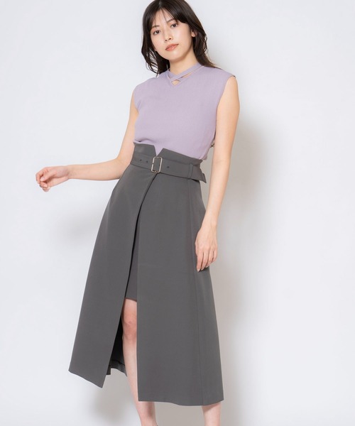ノエラ　スカート2way Noela スカート 2WAYスリットスカート : ZOZOTOWN Yahoo!店