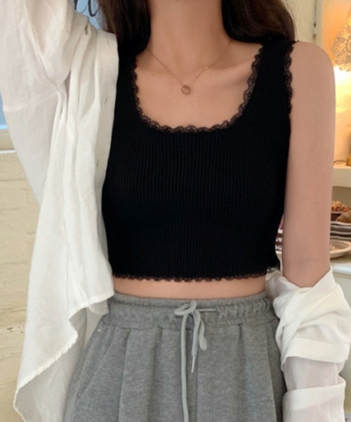 ★SUMMER SALE★〜7/13までETRE リリヤーンニットタンクトップ Steven Alan＞リリヤーン ニット タンクトップ