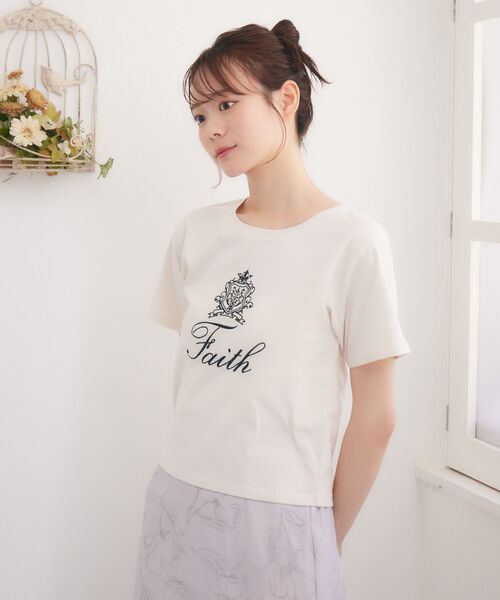 tシャツ Mix race Tee レディース Emsexcite tシャツ アソートロゴ刺繍TEE レディース : ZOZOTOWN