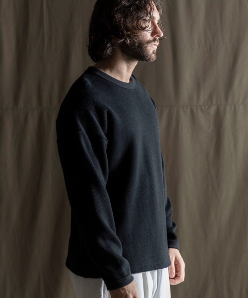 Jackman（ジャックマン） セーター ニット Quarter Knit Himo LS T