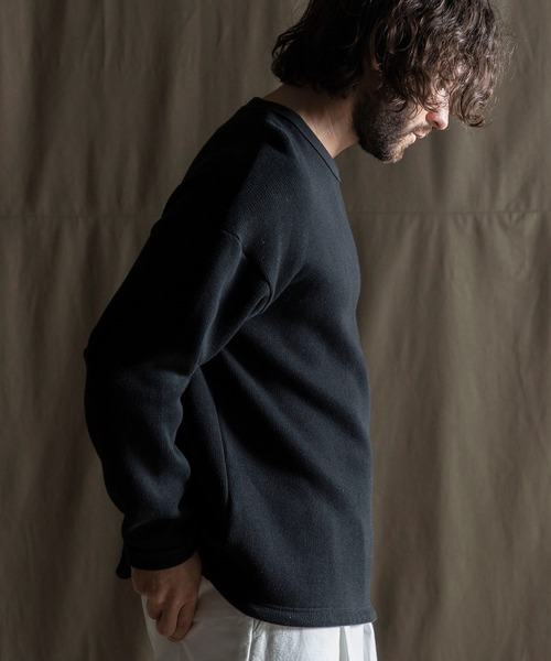 Jackman（ジャックマン） セーター ニット Quarter Knit Himo LS T
