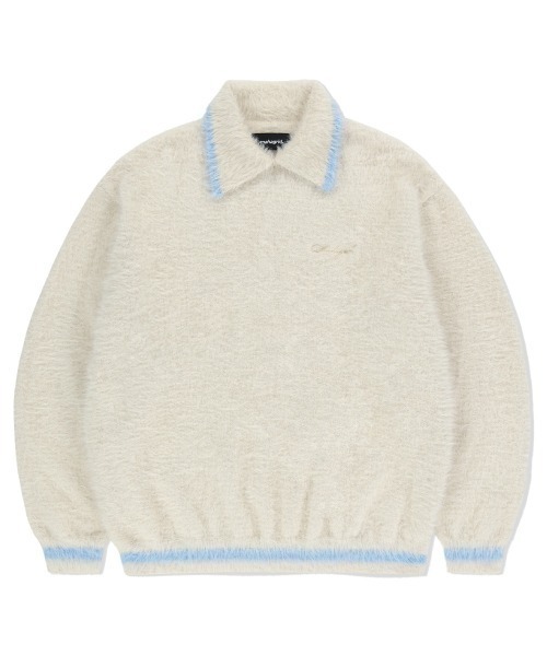 MAHAGRID（マハグリッド） ニット セーター HAIRY COLLAR KNIT 