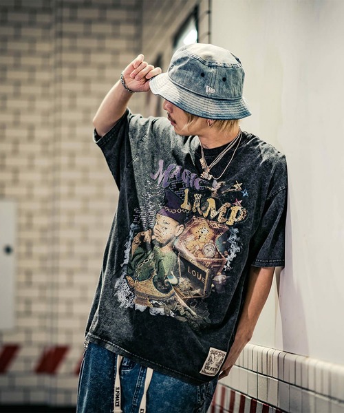 EXAMPLE（エグザンプル） tシャツ ”WORK OF FICTION” MAGIC LAMP S/S