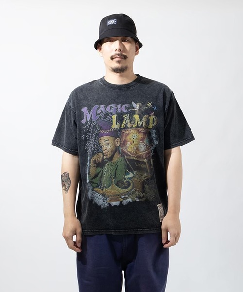 EXAMPLE（エグザンプル） tシャツ ”WORK OF FICTION” MAGIC LAMP S/S