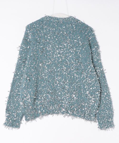 MSGM ニット セーター クルーネック リボンブレンドニット
