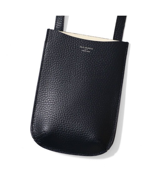 PRLLE MORBIDA【テーラマリーナ】TE012-レザー スマホショルダー PELLE MORBIDA ショルダーバッグ Tela Marina(テーラマリーナ