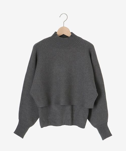 le.coeur blanc（ルクールブラン） ニット セーター 3WAYレイヤード