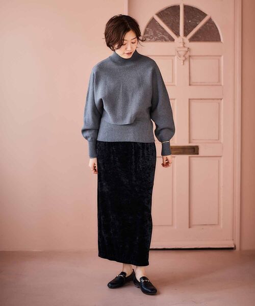 最終お値下げブラックニット セーター パール装飾 サイズ38 期間限定SALE・国内即納】パールデコレーション ニットセーター