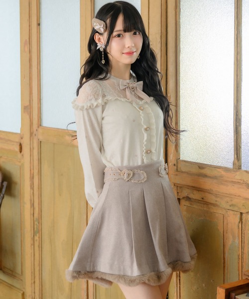 ROJITA ニット セーター ハートドットニットトップス レディース