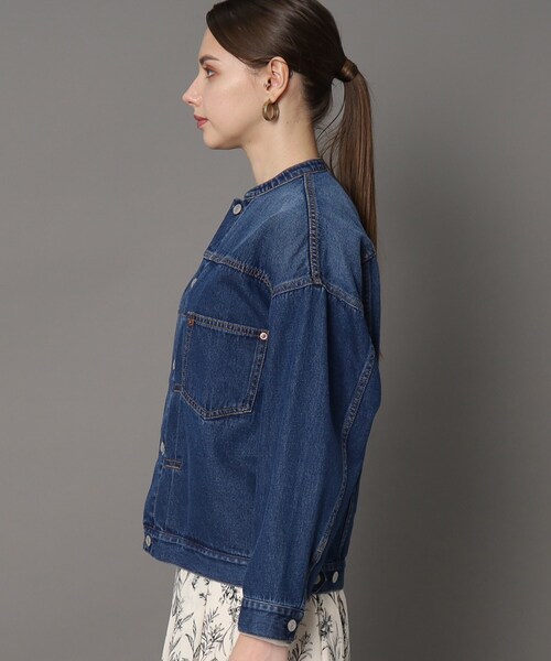 DRESSTERIOR」 デニムジャケット 36 ホワイト レディース : 87000190 