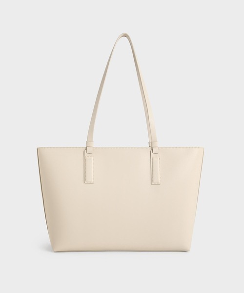 Charles＆Keithノエルトートバッグ CHARLES & KEITH Noelle ノエル トートバッグ （Noir） -靴