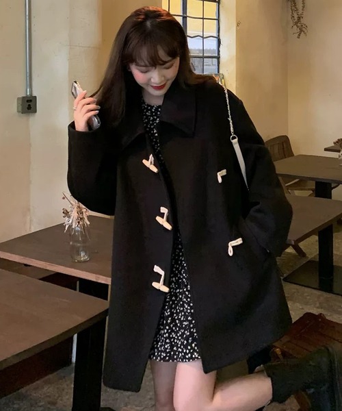 shopnikoniko（ショップにこにこ） ダッフルコート コート ステン