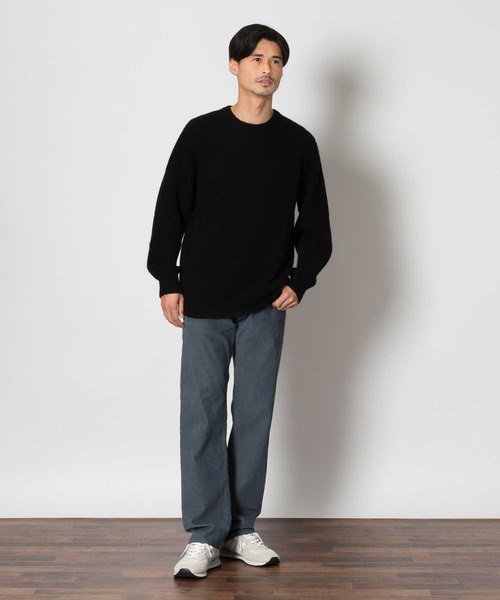 BACK NUMBER セーター ニット 「BACK NUMBER」BritishWool 畔編み