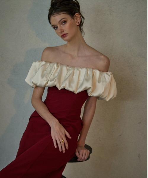 ERADIE（エラディエ） ドレス Off shoulder volume collar dress