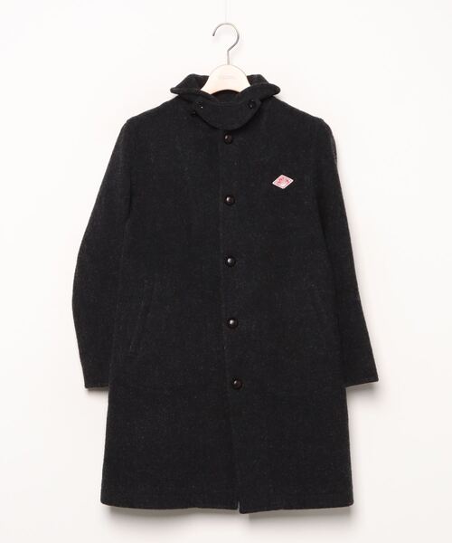 Danton（ダントン） ステンカラーコート 34 ブラック レディース
